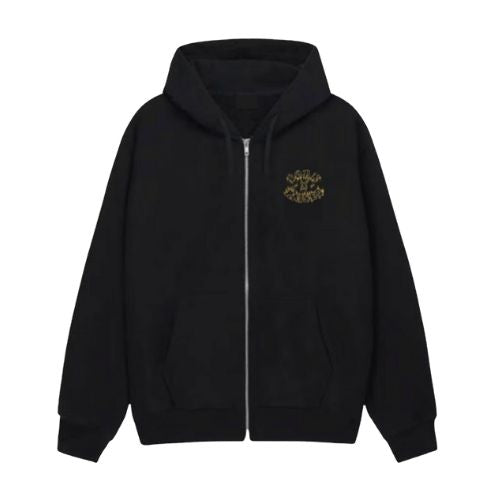 Born x Raised Guadalupe Zip-Up Hoodie Black