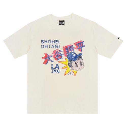 New Era LA Dodgers Ohtani T-Shirt Cream