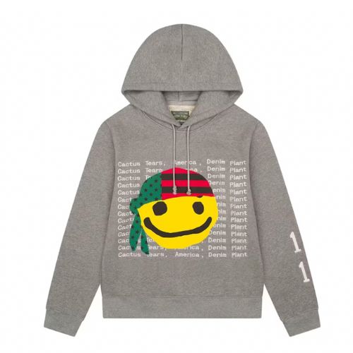 Denim Tears x CPFM Cactus Tears Hoodie Grey