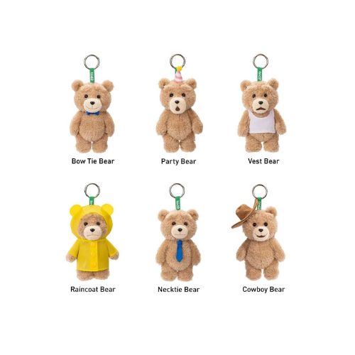 Pop Mart Ted 2 Teddy Bear Pendant Series (6 Blind Boxes)
