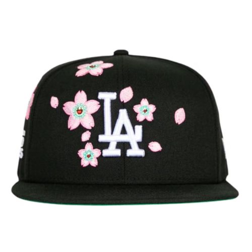 Takashi Murakami x MLB Tokyo Series Dodgers Snapback Black