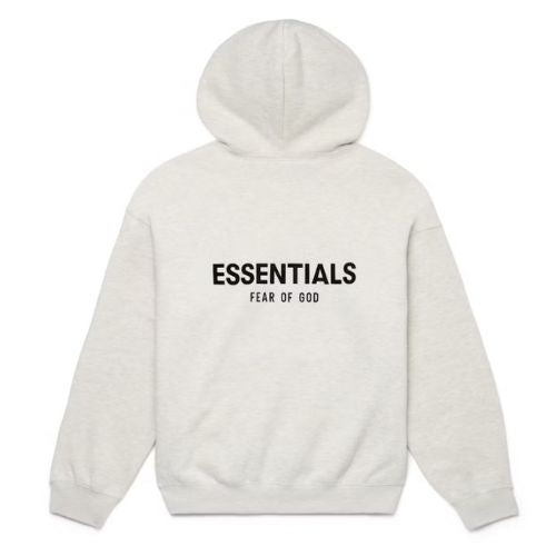 Fear of God Essentials Pullover Chest Logo Hoodie Light Oatmeal