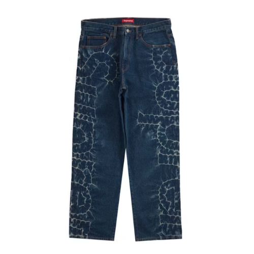 Supreme Shibori Loose Fit Jean Rigid Indigo