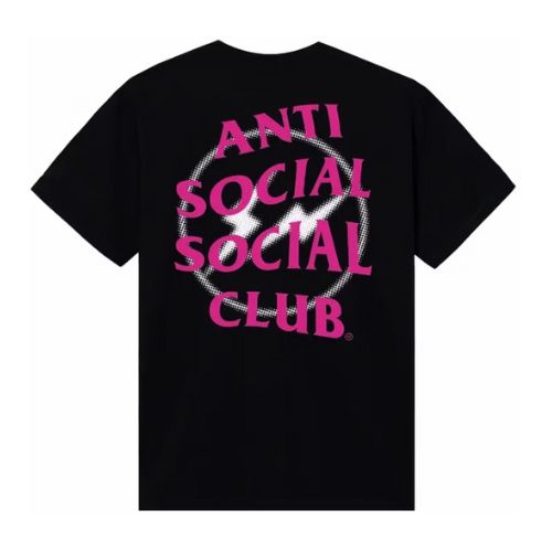 Anti Social Social Club x Fragment Halftone T-Shirt Black/Pink