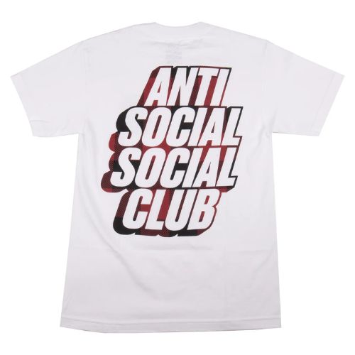 Anti Social Social Club Blocked Red Plaid Tee