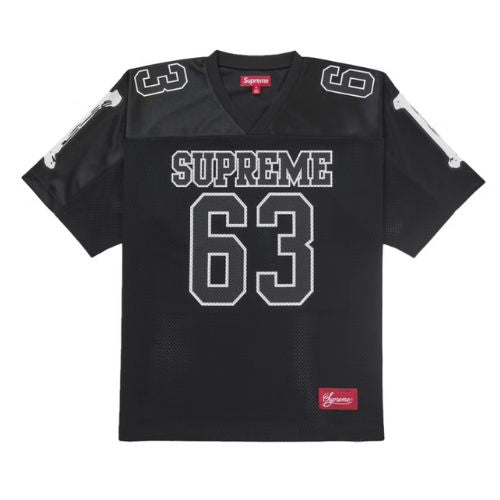 Supreme Bones Football Jersey Black