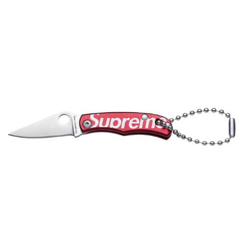 小物 Supreme Spyderco Bug Knife red Supreme Spyderco Bug Knife Red – Bandeja de Plata