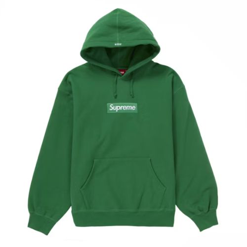 Supreme Box Logo Hooded Sweatshirt Sweatshirt Green – Bandeja de Plata