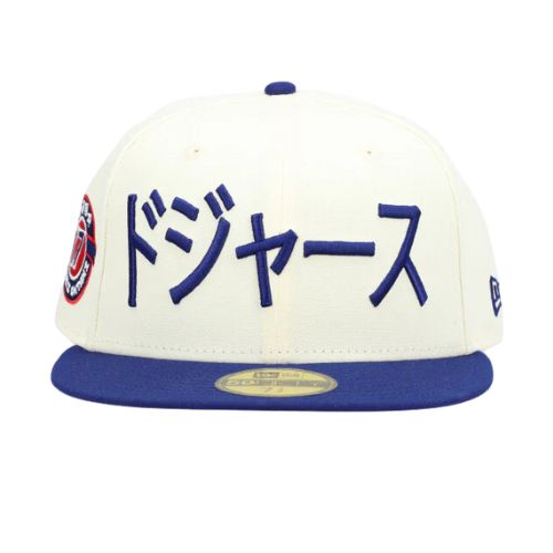 New Era LA Dodgers Kanji Letters White/Blue