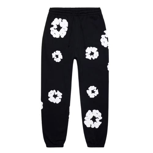 Denim Tears The Cotton Wreath Sweatpants Black