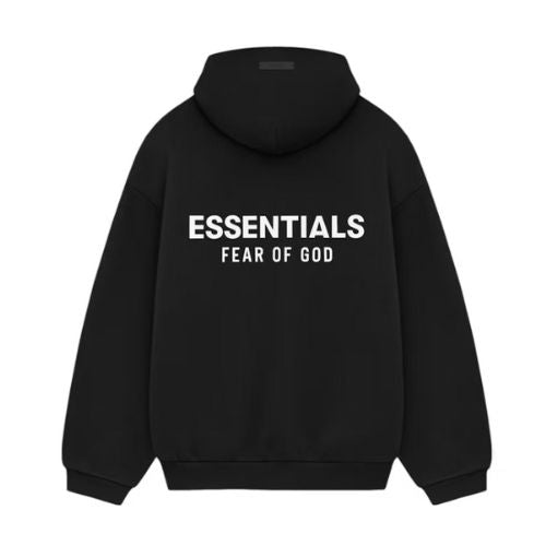 Fear of God Essentials Fleece Hoodie (FW24) Black
