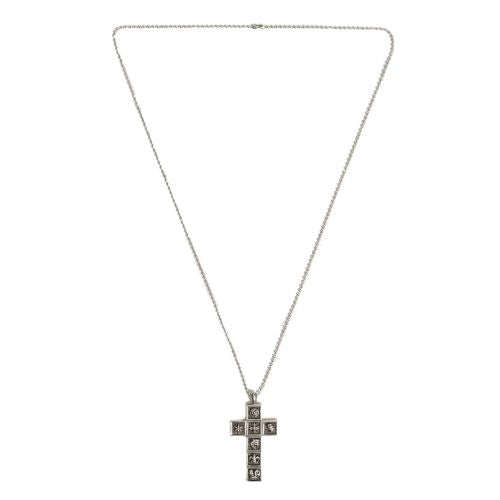Chrome Hearts Multi Logo Cross Pendant