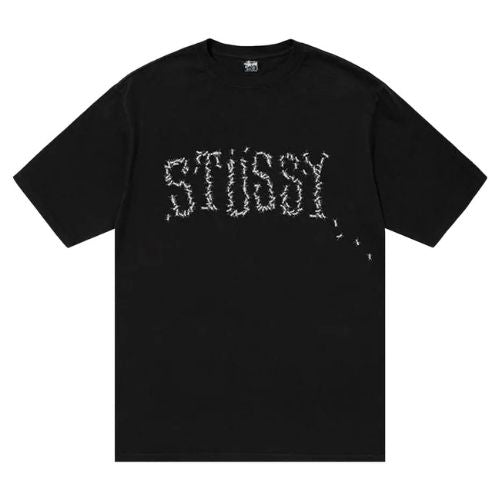Stüssy Ants Pigment Dyed Tee Black