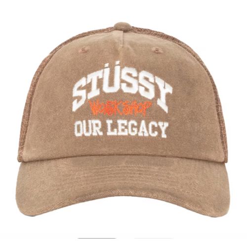 Stüssy x Our Legacy Work Shop Trucker Brown