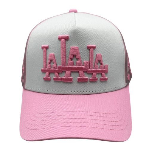 Rude Awakenings LALALA Pink Monogram Cap
