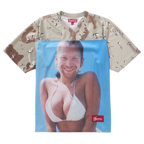 Supreme Aphex Twin Football Jersey Chocolate Chip Camo