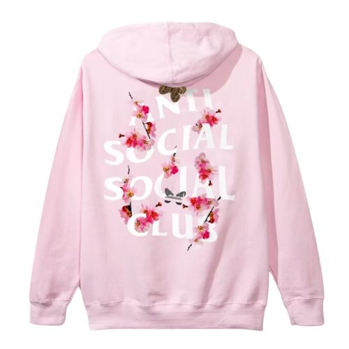 Anti Social Social Club Kkoch Hoodie in Pink