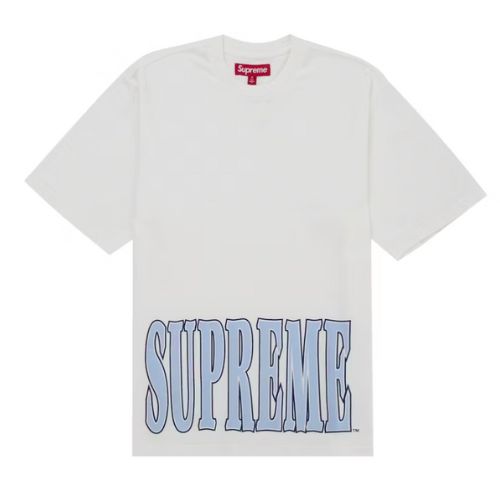 Supreme Cracked Stretch s/s Top White