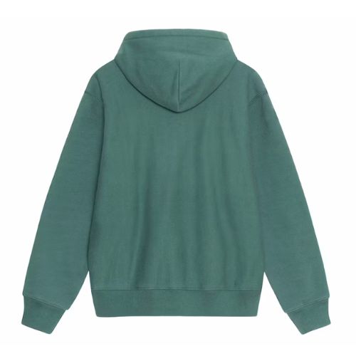 Stüssy Satin Patch Oversized Green Hoodie