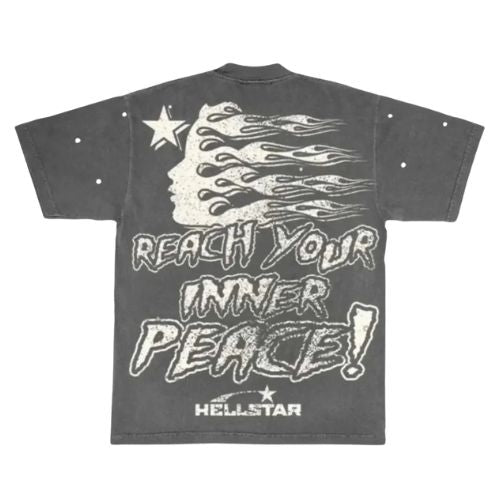 Hellstar Inner Peace Vintage Black Tee
