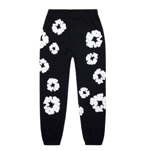 Denim Tears The Cotton Wreath Sweatpants Black
