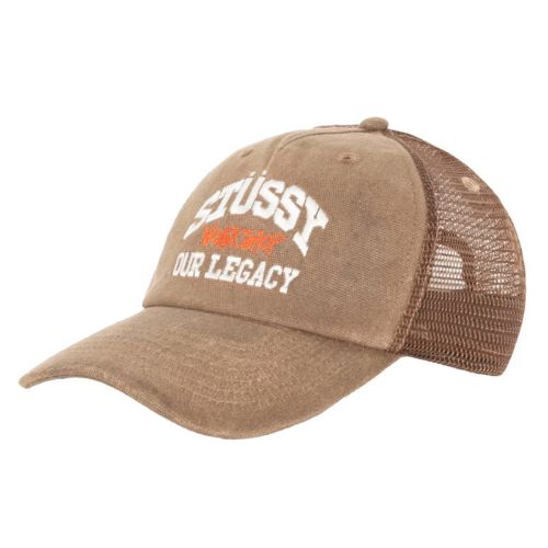 Stüssy x Our Legacy Work Shop Trucker Brown