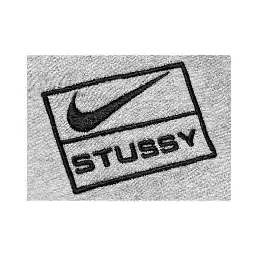 Nike x Stüssy Crew Fleece in Grey