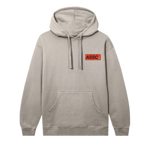 Anti Social Social Club Flames Hoodie Dusty Sage