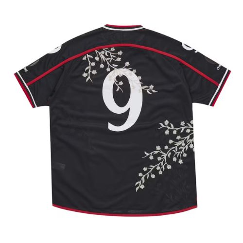 Supreme Floral Soccer Jersey Black