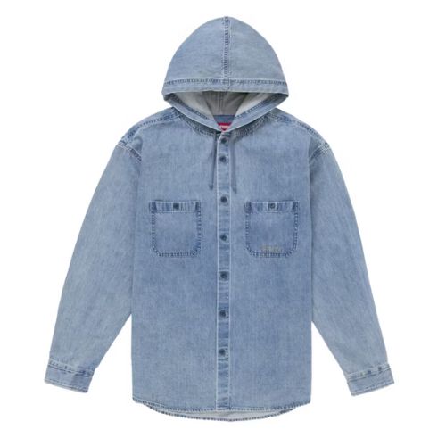 Supreme Hooded Denim Shirt