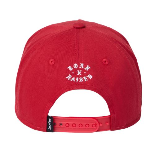 Born x Raised Paranoia Crest Snapback Cardinal