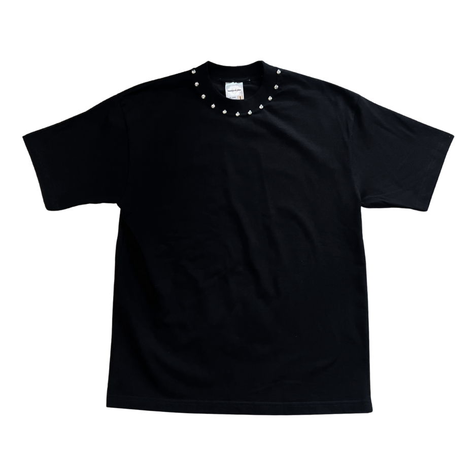 bandeja de plata "Joven Millonario & Deprimido" Tee Black
