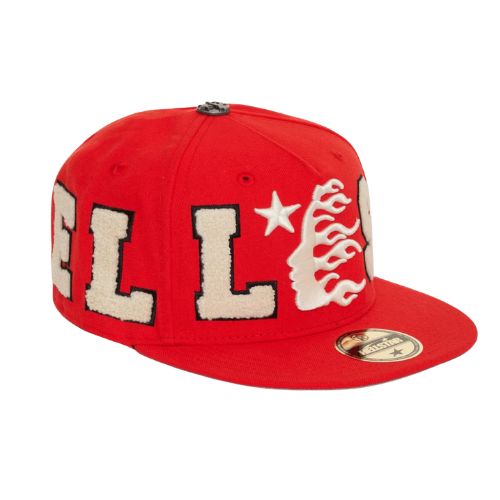Hellstar OG Patch Fitted Hat Red
