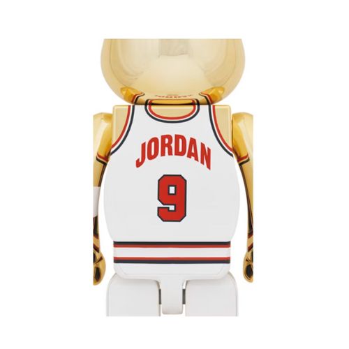 Bearbrick Michael Jordan 1992 Team USA (Dream Team) 1000% Gold Chrome