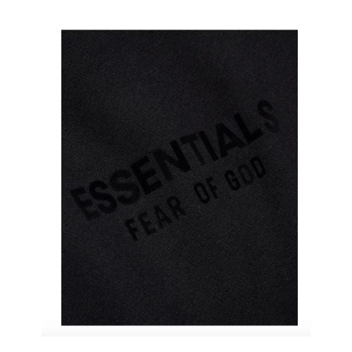 Fear of God Essentials Hoodie Jet Black