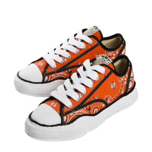 Maison Mihara Yauhiro Bandana Printed Canvas Orange