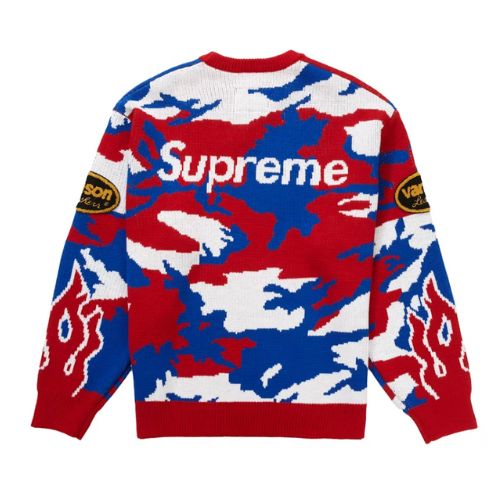Supreme Vanson Red Sweater