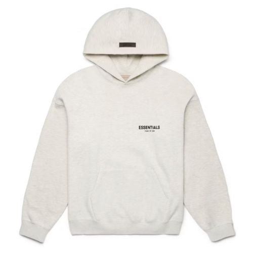 Fear of God Essentials Pullover Chest Logo Hoodie Light Oatmeal