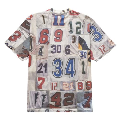 Supreme Jersey Collage S/S Top White