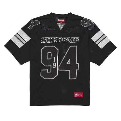 Supreme Sequin Football Jersey Black