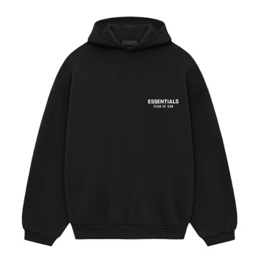 Fear of God Essentials Fleece Hoodie (FW24) Black