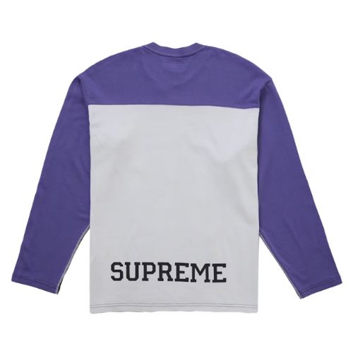 Supreme Split L/S Football Top Black