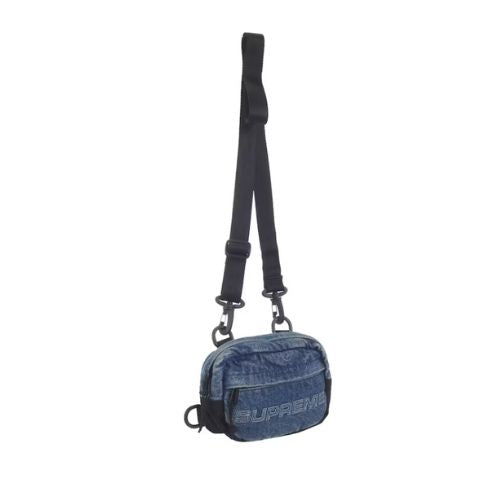 Supreme Mini Shoulder Bag Washed Indigo