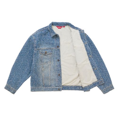 Supreme Fuck Stitch Denim Jacket Blue