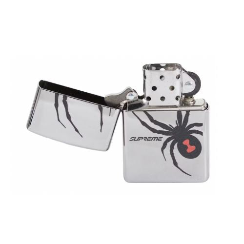 Supreme Spyder Zippo Silver