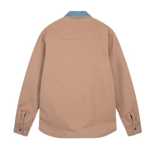 Stüssy Sherpa Lined Work Shirt Tan