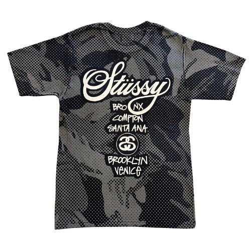 Stüssy All Over Print City T-Shirt Black