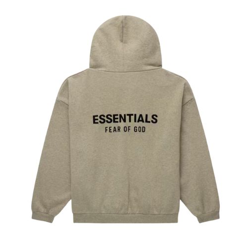 Fear of God Essentials Fleece Hoodie (FW24) Heather Gray