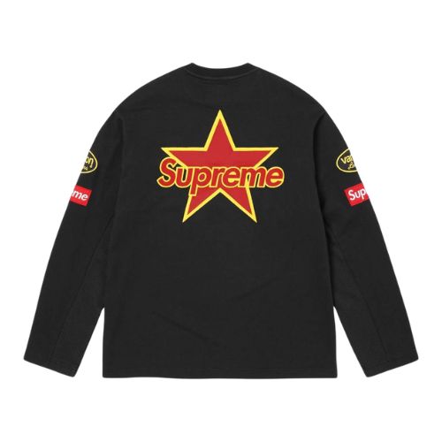 Supreme Vanson Leathers L/S Top Black
