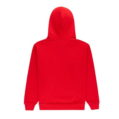 Sp5der OG Web Red Studded Zip-Up Hoodie